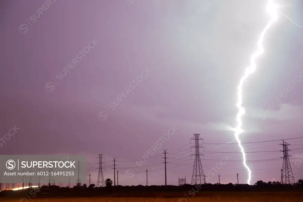 This storm is getting a little too close for comfort over power lines south Texas