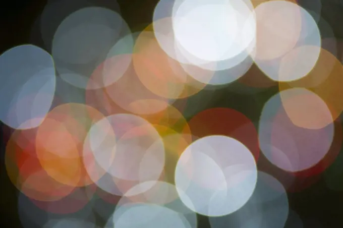 Multicolor Light Orb Background Defocused Screensaver