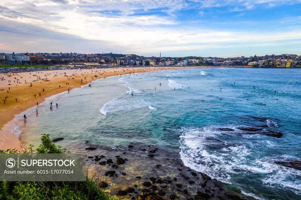 Bondi Beach and seascape view, Sidney, Australia