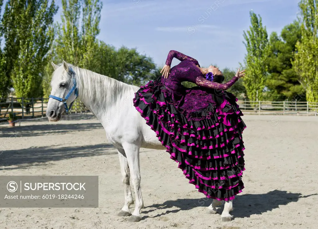 Flamenco Dancer with a horse
