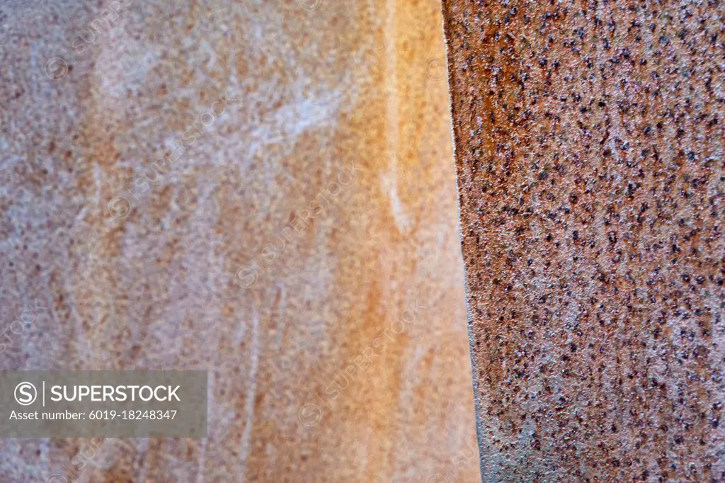 Close-up of rusty metal for background and texture