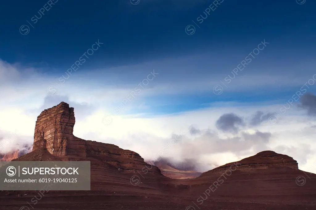 Marble Canyon in Arizona. Reddish landscape of the grand canyon