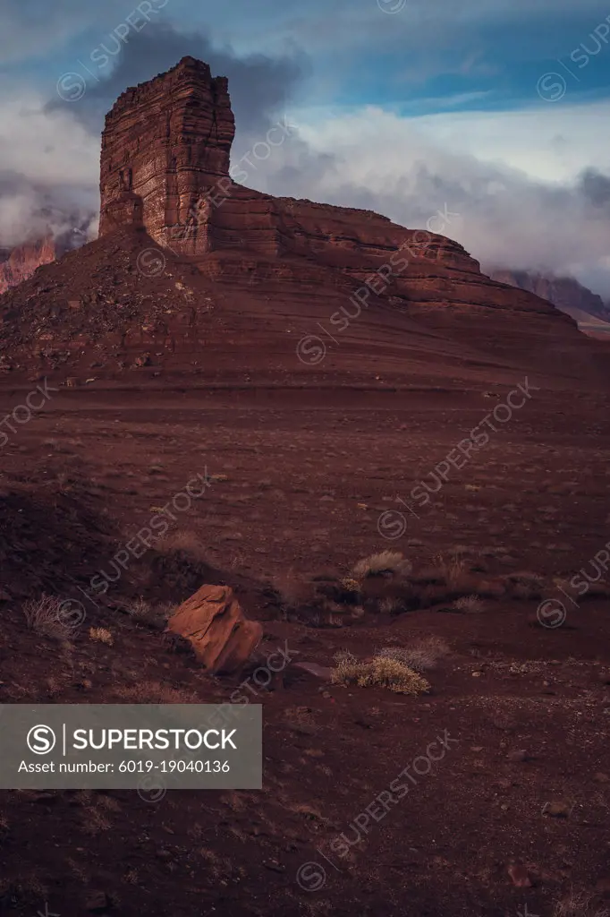 Marble Canyon in Arizona. Reddish landscape of the grand canyon