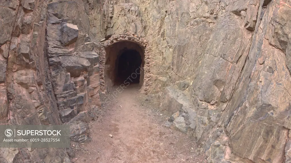 Black Bridge Tunnel at Grand Canyon AZ