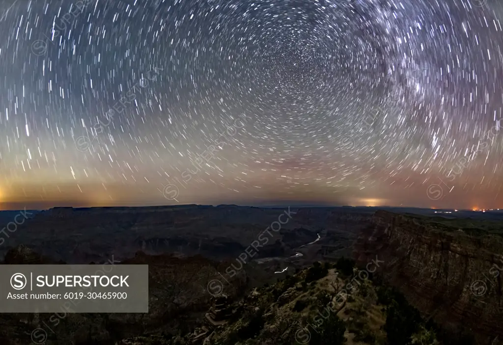 Starry Night at Grand Canyon AZ