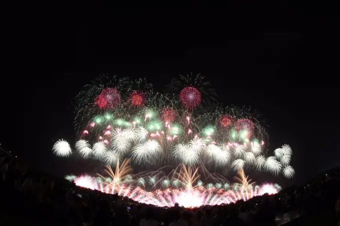 Akagawa Fireworks Festival in Japan