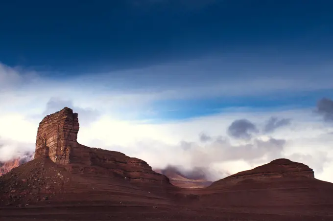 Marble Canyon in Arizona. Reddish landscape of the grand canyon