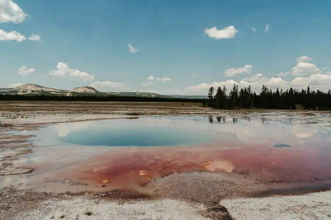 Opal Pool in Yellowstone National Park