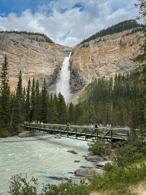 Takakkaw Falls in Yoho National Park, British Columbia, Canada.