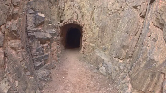 Black Bridge Tunnel at Grand Canyon AZ