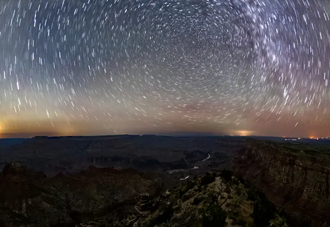 Starry Night at Grand Canyon AZ