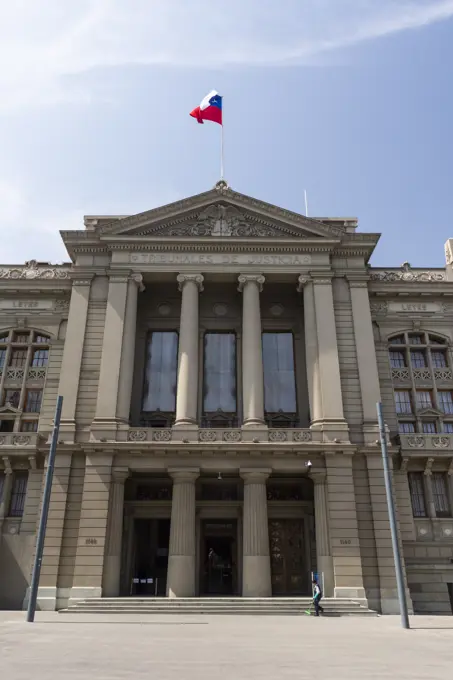 Palace of Justice building in Santiago, Chile