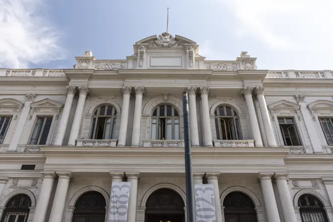 Congress Library building in Santiago, Chile