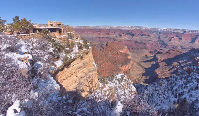 Lookout Studio on the edge of Grand Canyon