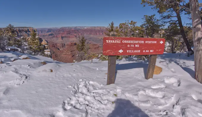 Halfway through Trail of Time at Grand Canyon