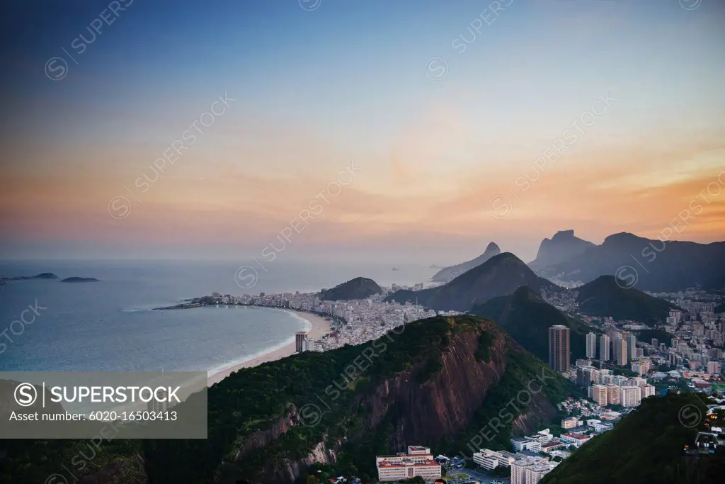 View of Rio de Janeiro from Sugarloaf mountain, Brazil