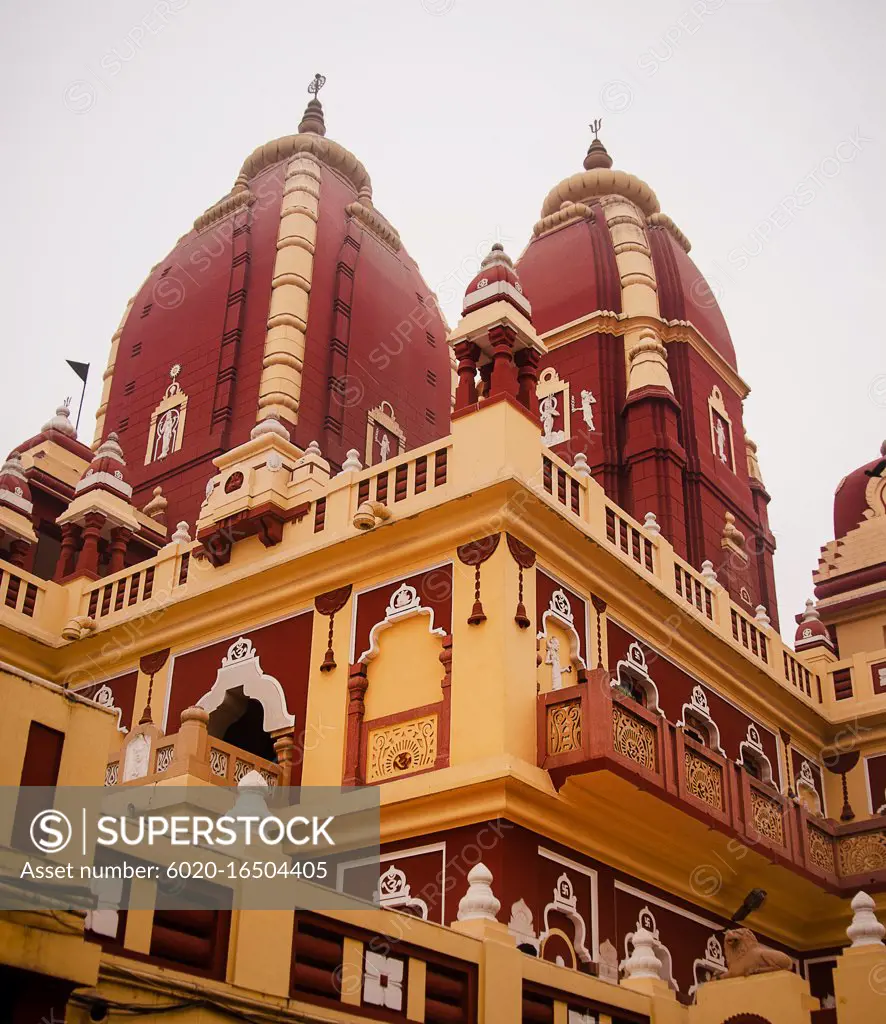 Architectural detail of Laxminarayan Temple, Delhi, India