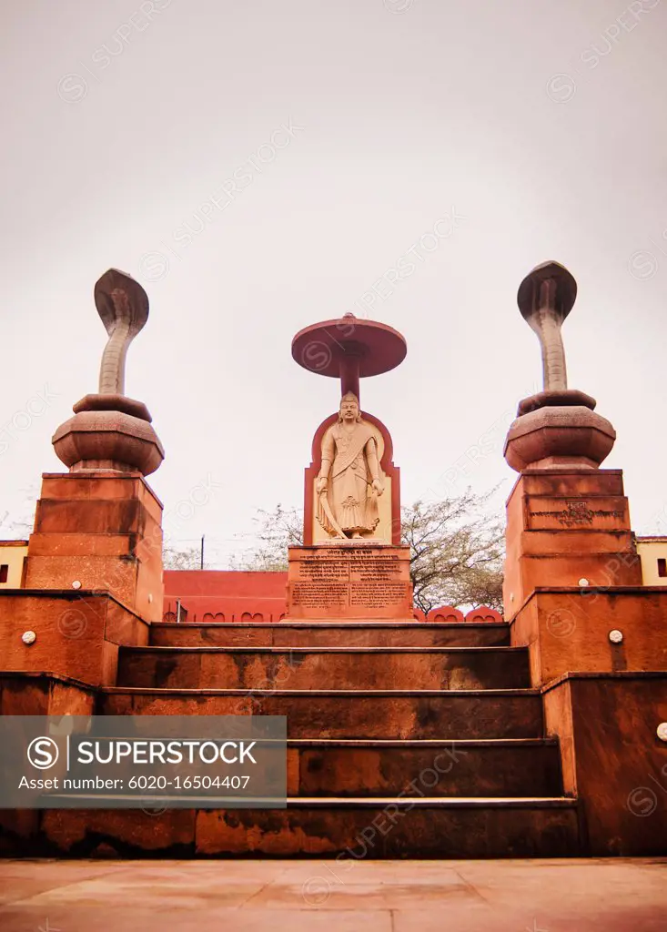 Architectural detail of Laxminarayan Temple, Delhi, India