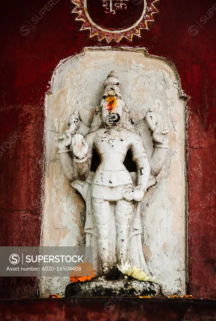 Hindu god statue, New Delhi, India