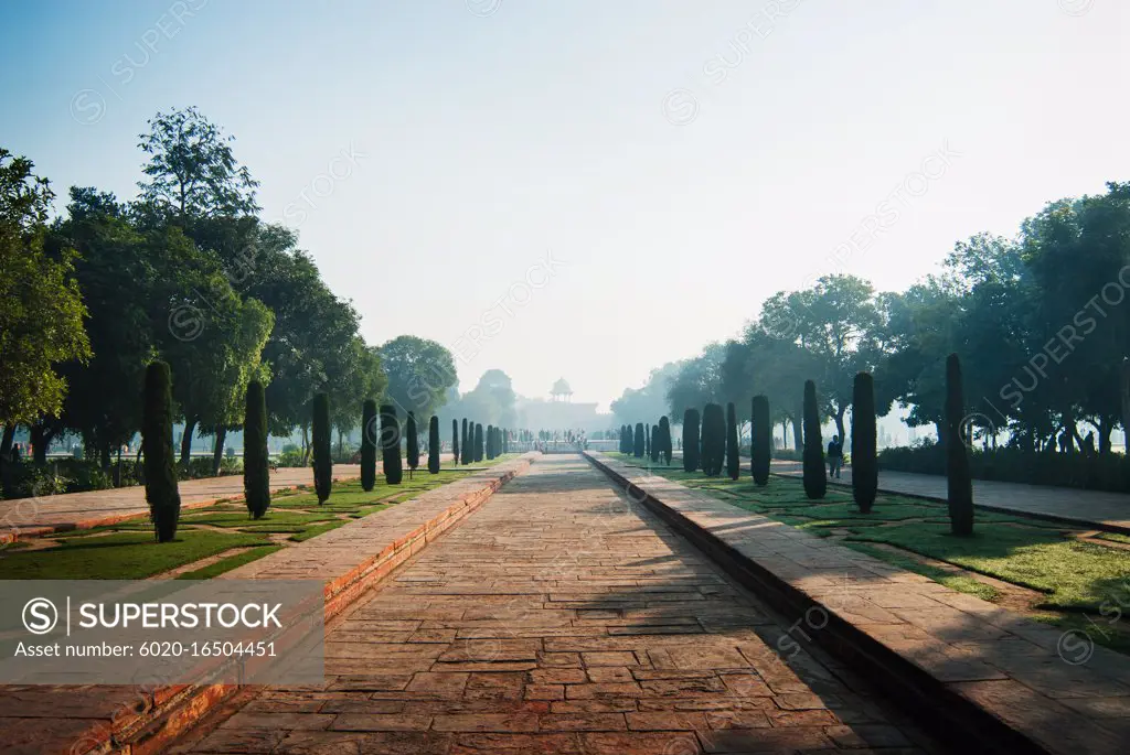 Pathway to Taj Mahal, Agra, India