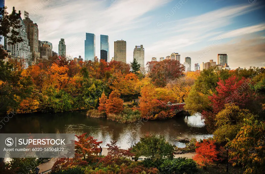 Autumn in Central Park, New York City 