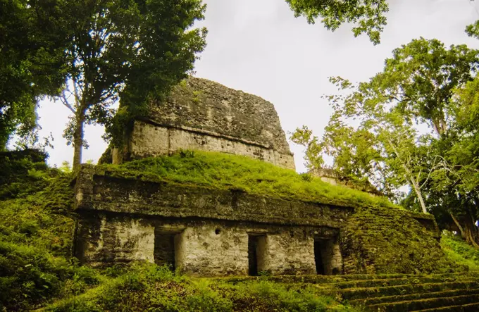 Mayan ruins at Tikal National Park, Guatemala, Central America