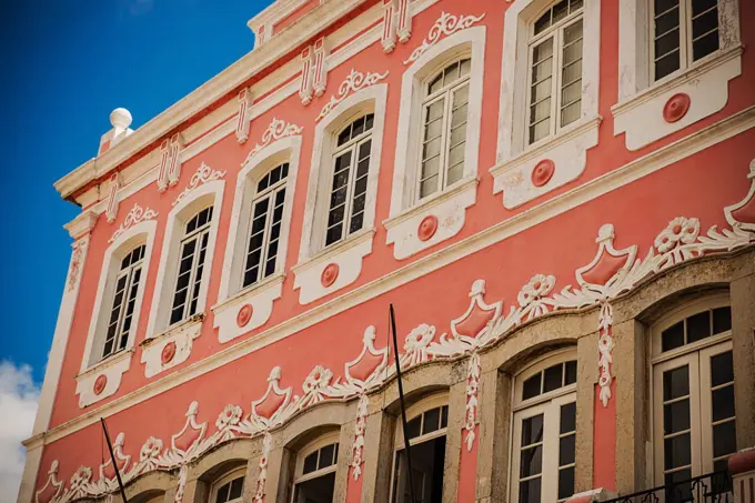 colorful spanish colonial architecture in the old town of Salvador, Brazil, Bahia, South America