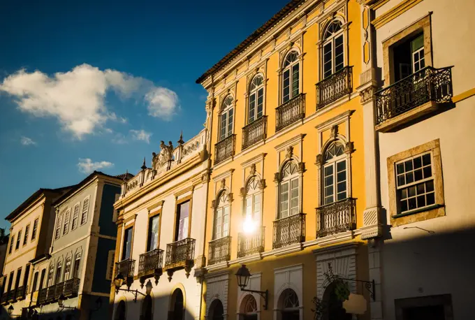 Old buildings in Salvador, Bahia, Brazil