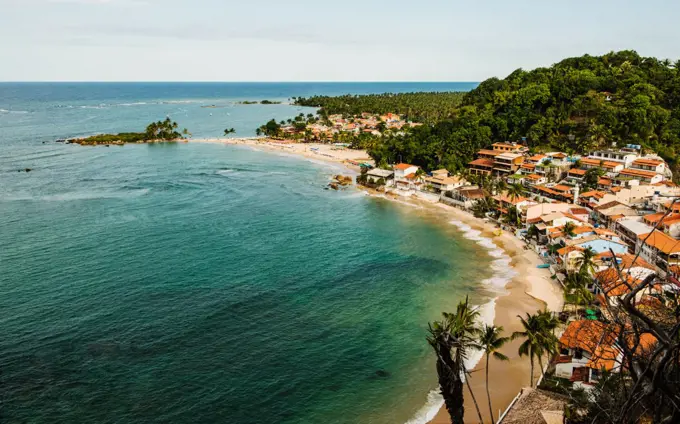 Beaches of Morro de sao paulo, Brazil, South America