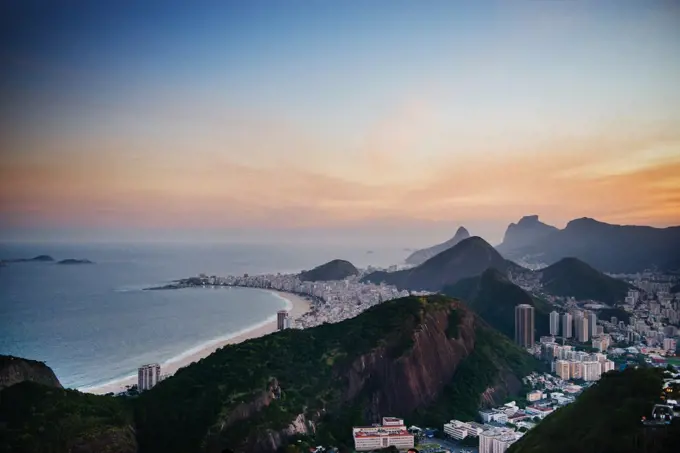 View of Rio de Janeiro from Sugarloaf mountain, Brazil