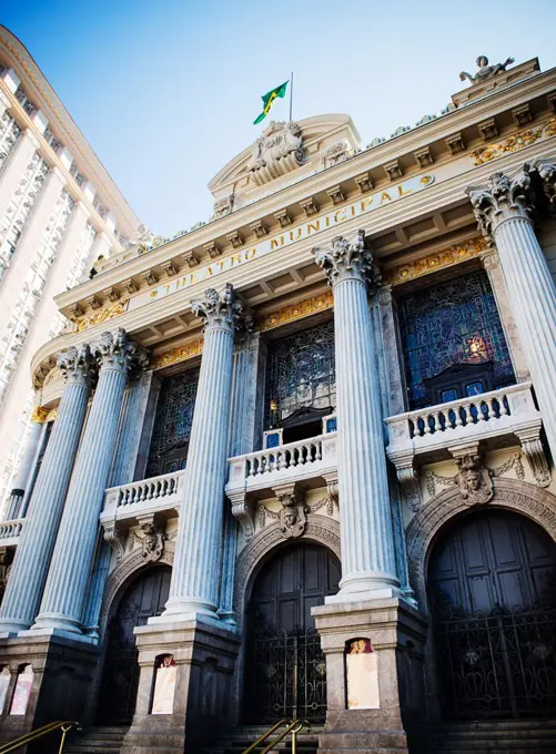 Municipal Theater of Rio de Janeiro founded in 1909, Brazil