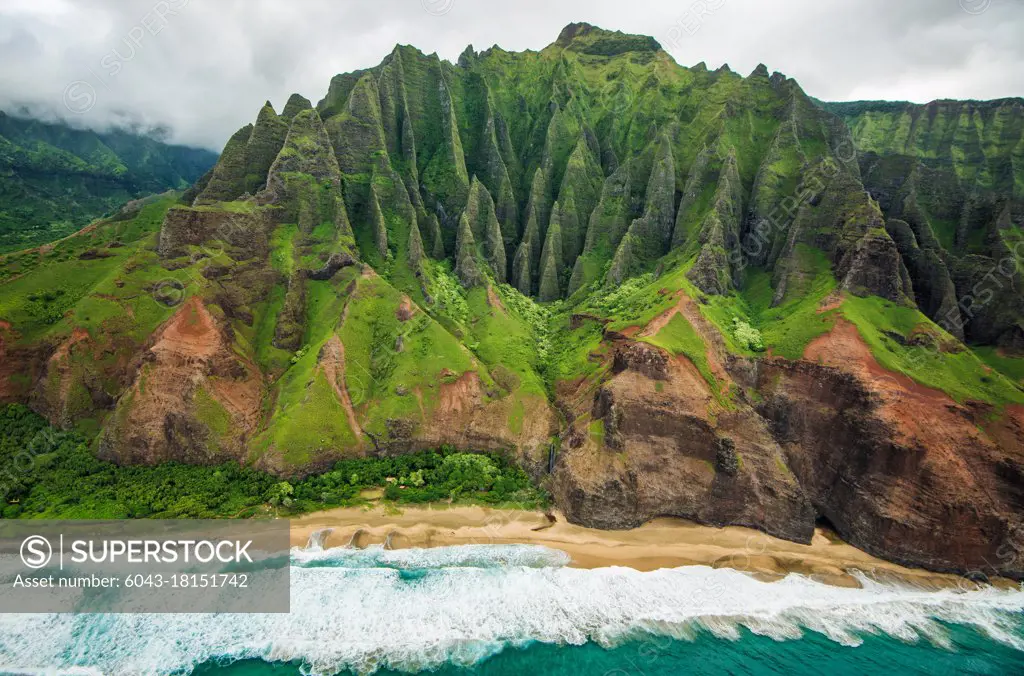 Hawaii coastline, Kauai           