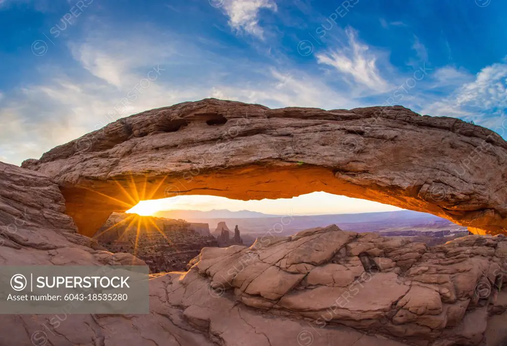 Mesa Arch Canyonlands Utah at sunset