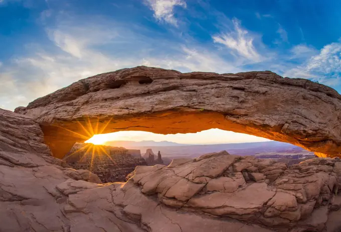 Mesa Arch Canyonlands Utah at sunset