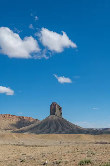 Rock formation in Utah desert