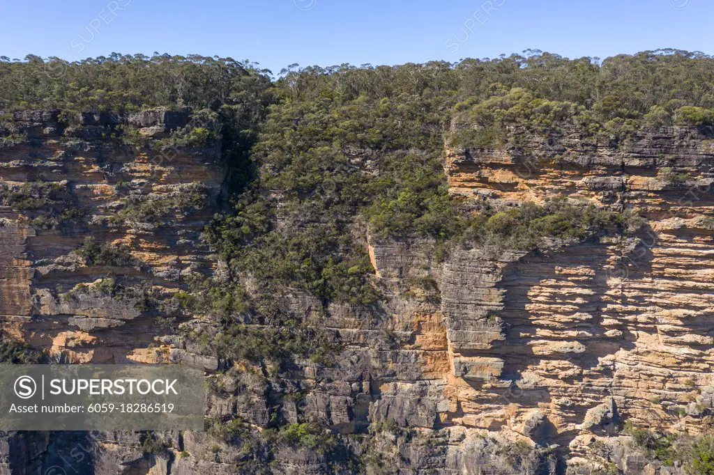 The Kedumba Pass in The Blue Mountains in New South Wales in Australia