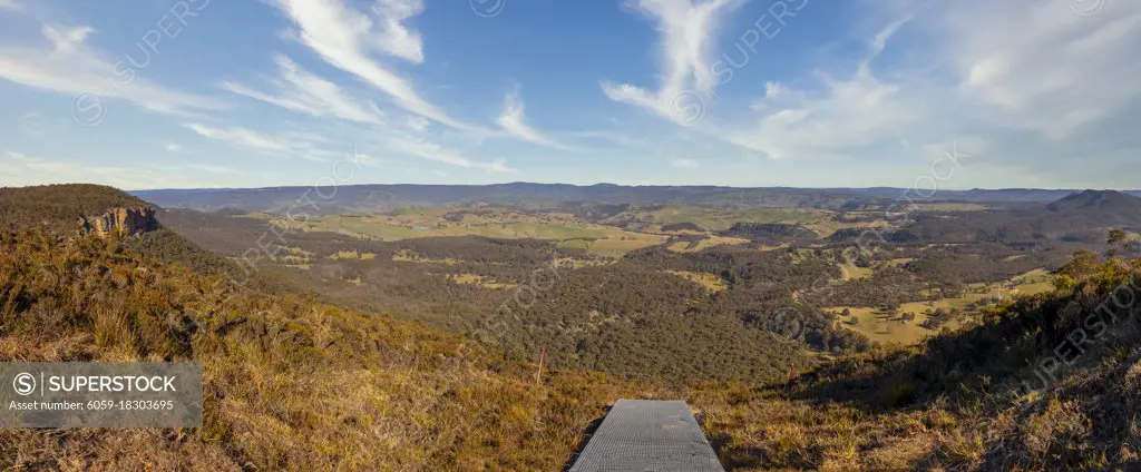 The Mount Blackheath Hang Gliding and Paragliding launch site in The Blue Mountains in New South Wales in Australia