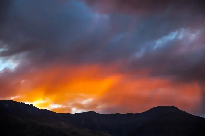 Sunset at Wanaka