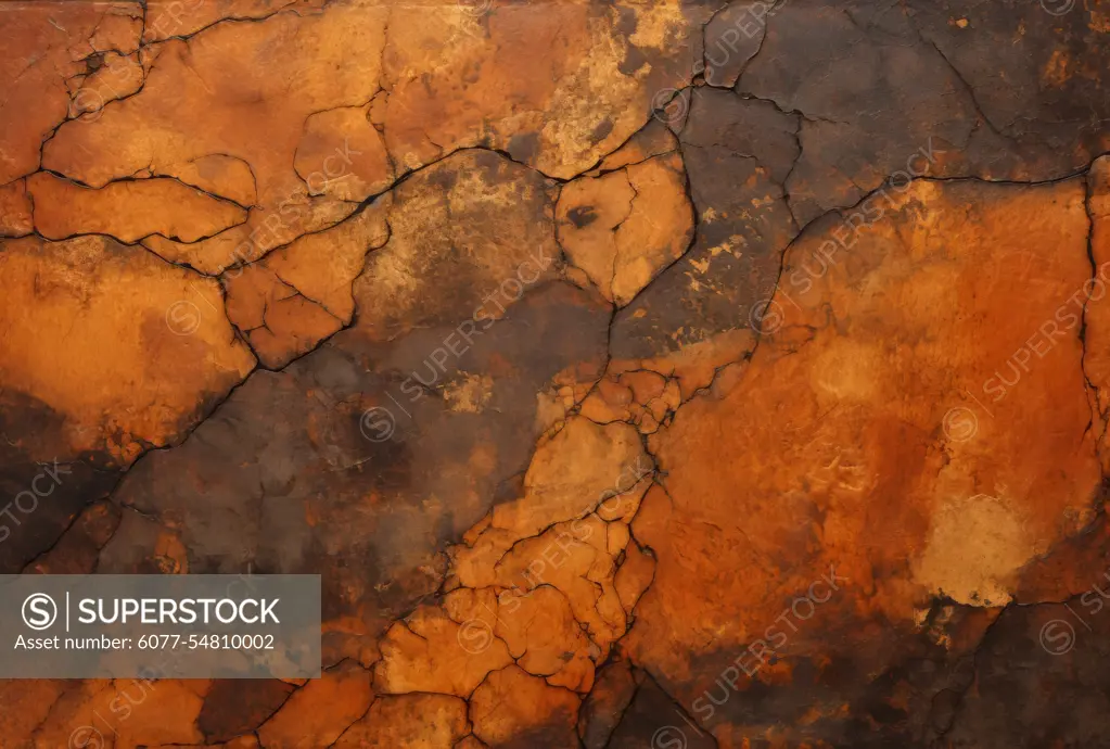 A detailed view of a surface with a mixture of brown and black colors.