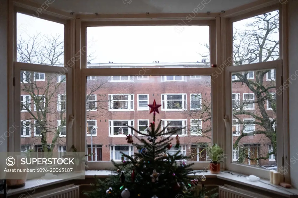 Netherlands, Amsterdam, December 2020. Illustration of daily life in Amsterdam, the Netherlands. Photograph by Martin Bertrand.Pays-Bas, Amsterdam, Decembre 2020. Illustration de vie quotidienne a Amsterdam au Pays-Bas. Photographie de Martin Bertrand.