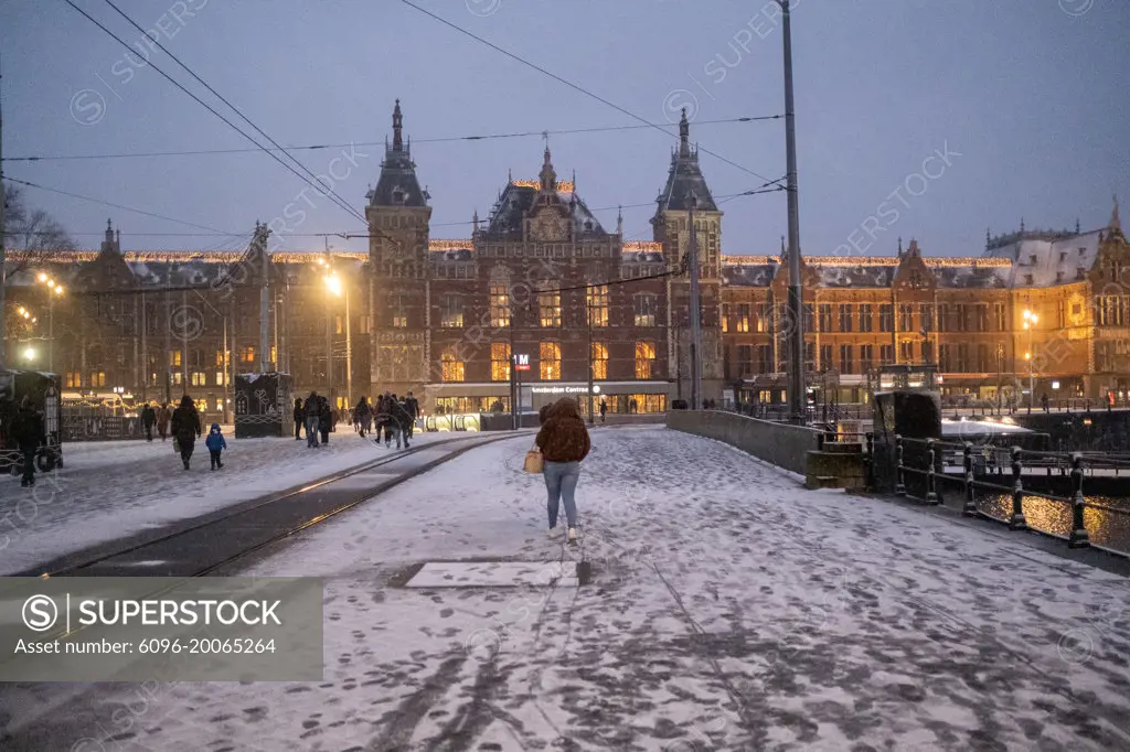 Netherlands, Amsterdam, January 2021. Illustration of daily life in Amsterdam, the Netherlands. Photograph by Martin Bertrand.Pays-Bas, Amsterdam, Janvier 2021. Illustration de vie quotidienne a Amsterdam aux Pays-Bas. Photographie de Martin Bertrand.