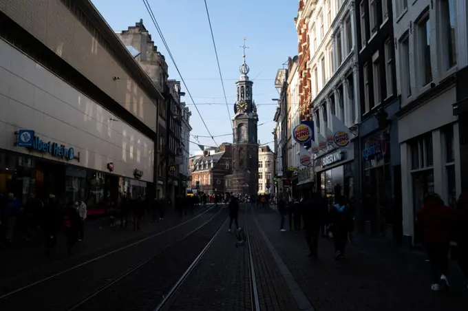 Netherlands, Amsterdam. Illustration of daily life in Amsterdam. Photography by Martin Bertrand.Pays-Bas, Amsterdam. Illustration de vie quotidienne a Amsterdam. Photographie de Martin Bertrand.