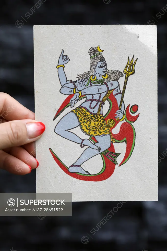 Hindu deity. Shiva, the Hindu god of Transformation or Destruction. 