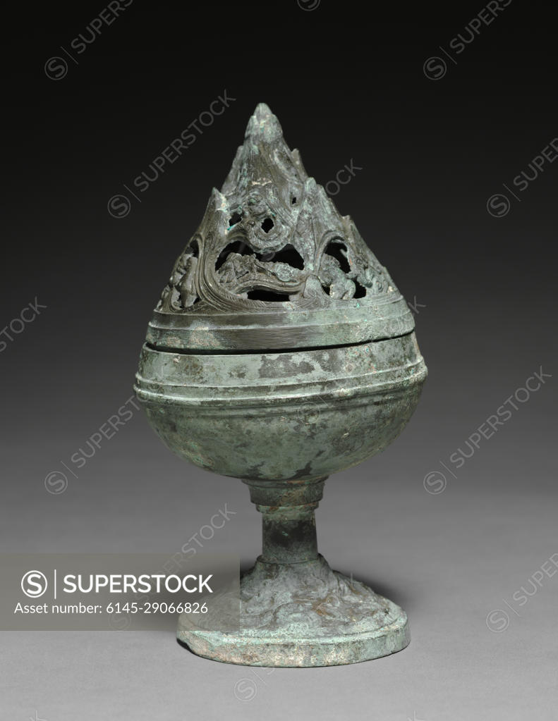 Incense Burner (Boshan Lu), China, Western Han dynasty (206 BCE–9 CE)
