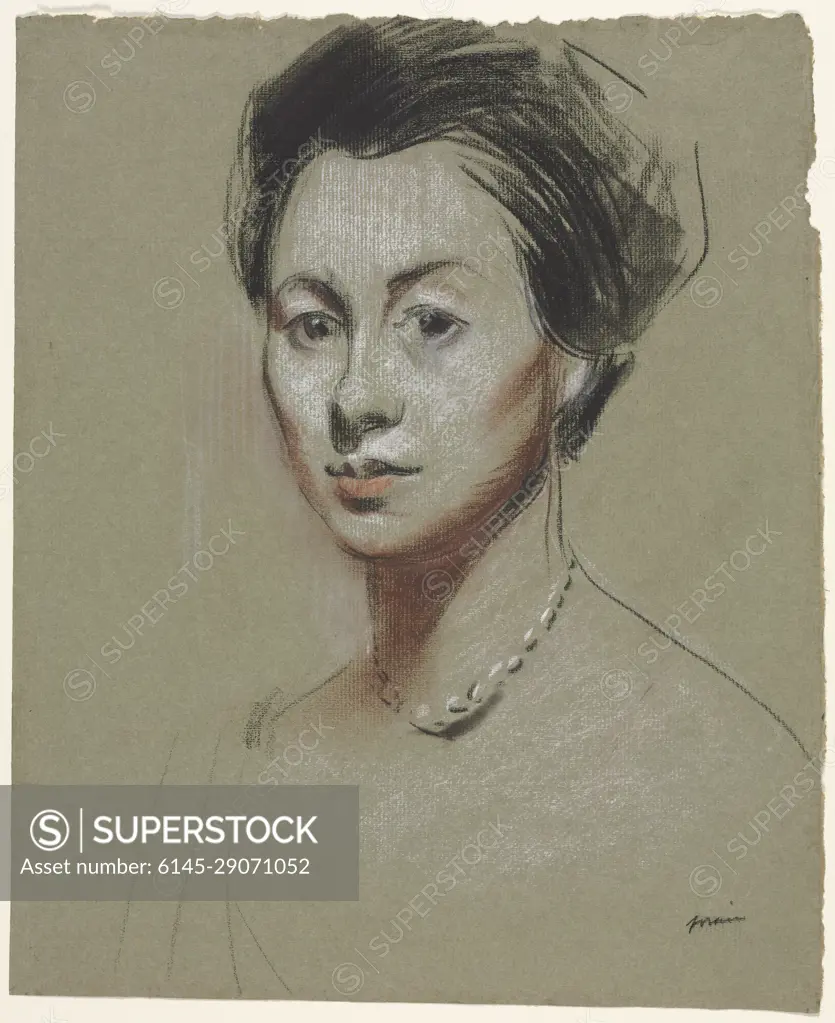 Ava Mendelsohn, fourth quarter 1800s or first third 1900s. Jean Louis  Forain (French, 1852-1931). Pastel; sheet: 31.5 x 26.1 cm (12 3/8 x 10 1/4  in.). - SuperStock