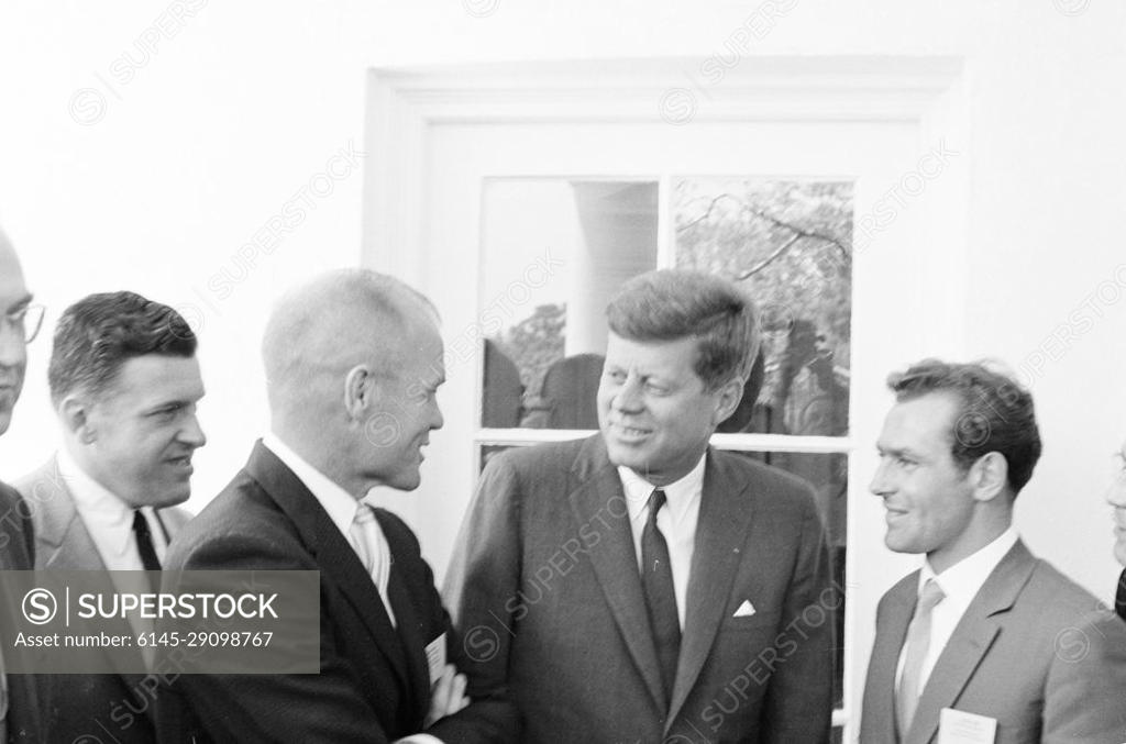 Visit of Gherman S. Titov, Russian Cosmonaut (astronaut), and John ...