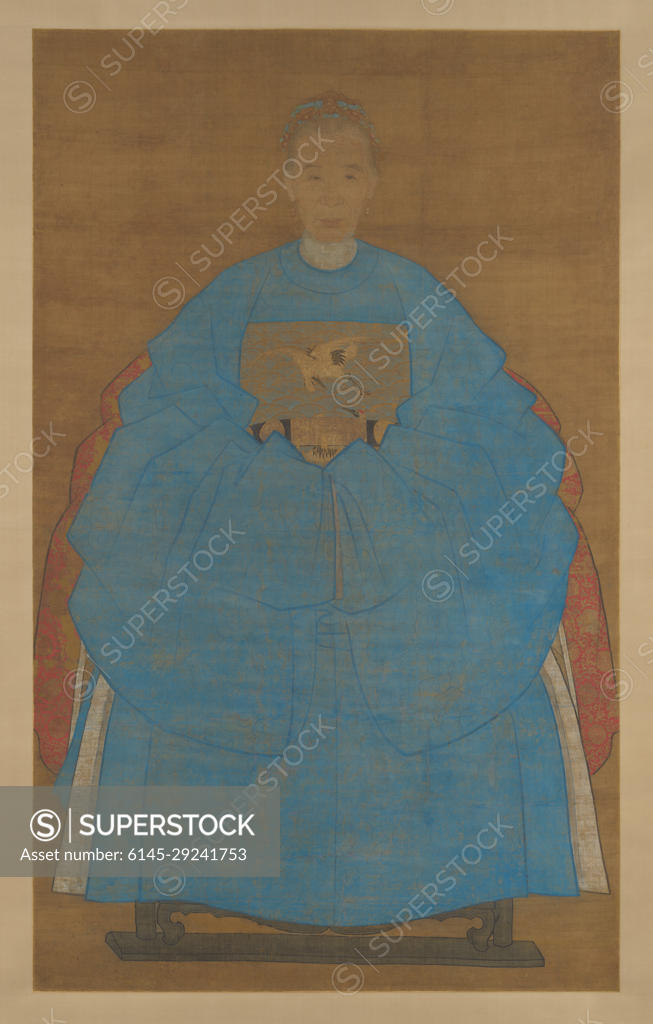 Portrait of an Old Lady, dated xinyou (1561 or 1621?)