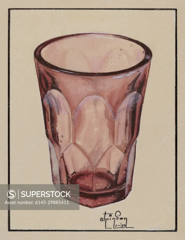 Ralph Atkinson Whiskey Glass 1937 Whiskey Glass SuperStock