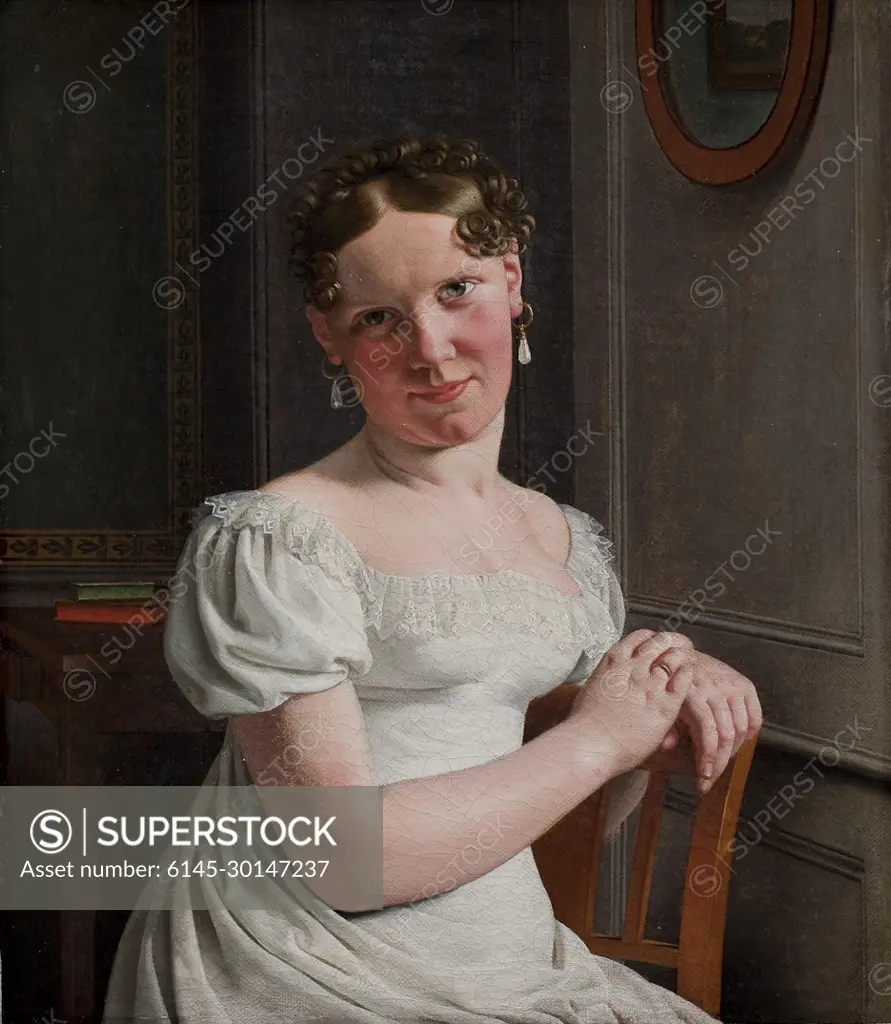 C.w. Eckersberg (1783-1853), Julie Eckersberg, f. Juel, the