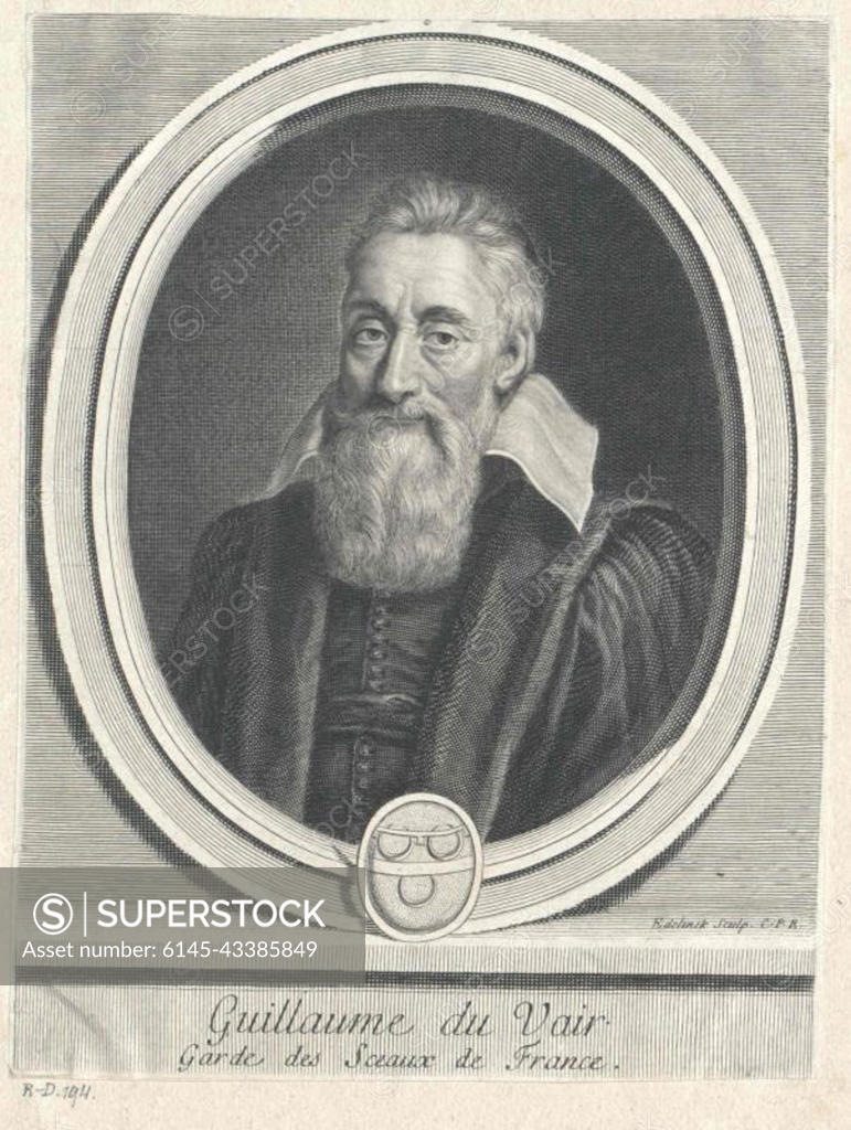 You vair, guilaume loser: decily the argeville, Antoine-Josephs: Edelinck:  Edelinck, Guelinck, Gaiard (1640) Virine Returns: Paris - SuperStock